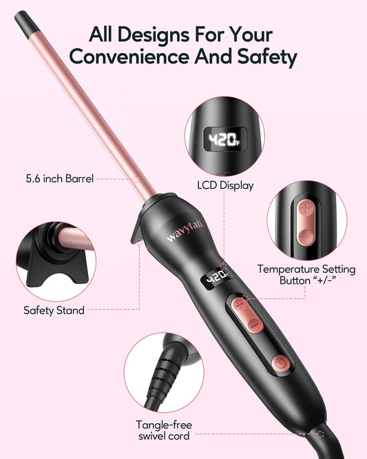 Wavytalk Micro Wave 3/8” Curling Wand