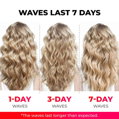 TYMO ROVY COMPACT - 1-Inch Deep Waves Crimper, Negative-Ionic for Smooth Hollywood & Mermaid Waves, Curler Roller Styling Tool, Gift Ready; Ionic Ceramic French Curling Iron; Travel Tools; Adjustable Volumizing Curler Summervibes Mothersdaygift