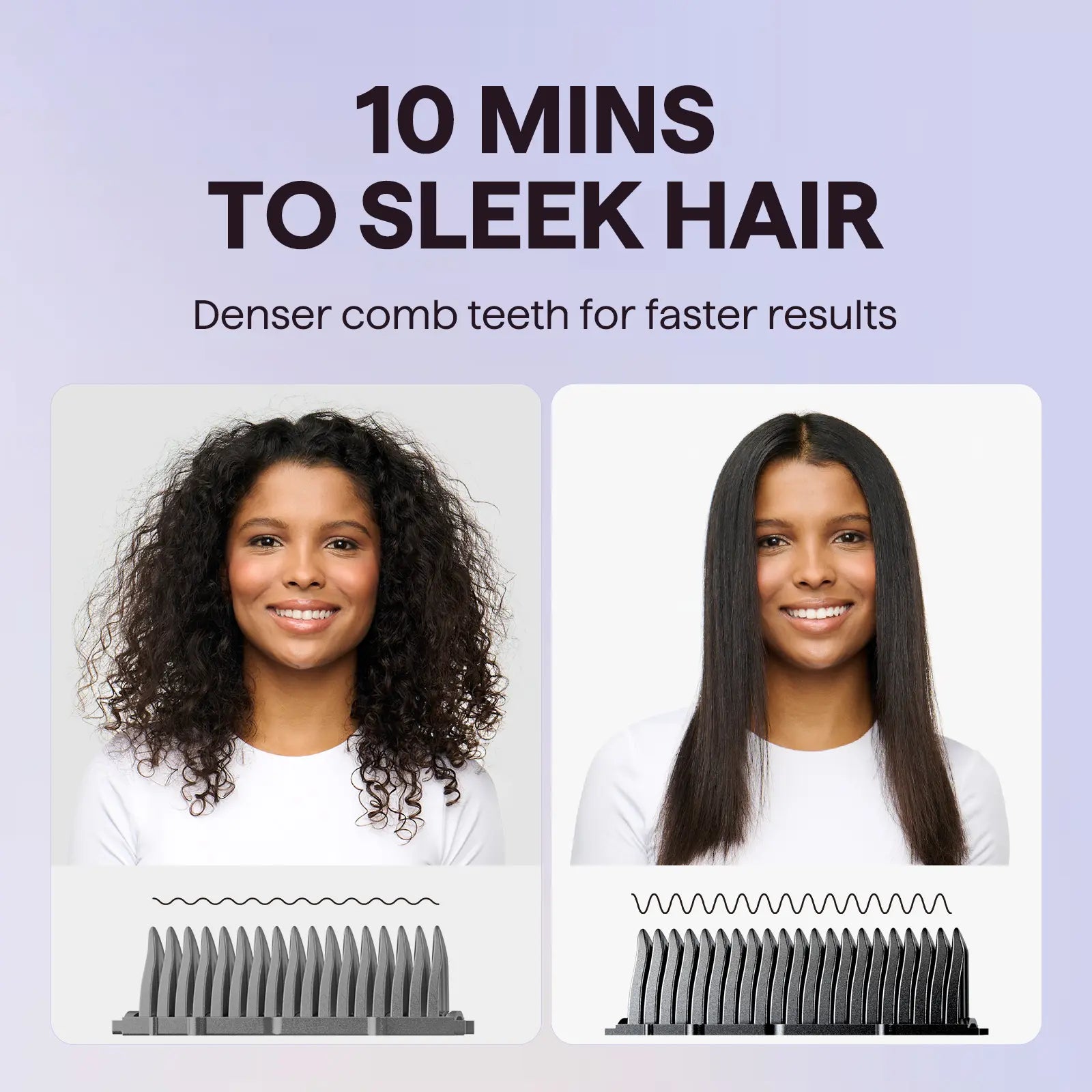 Wavytalk Sleek Sweep Ionic Hair Straightener Brush