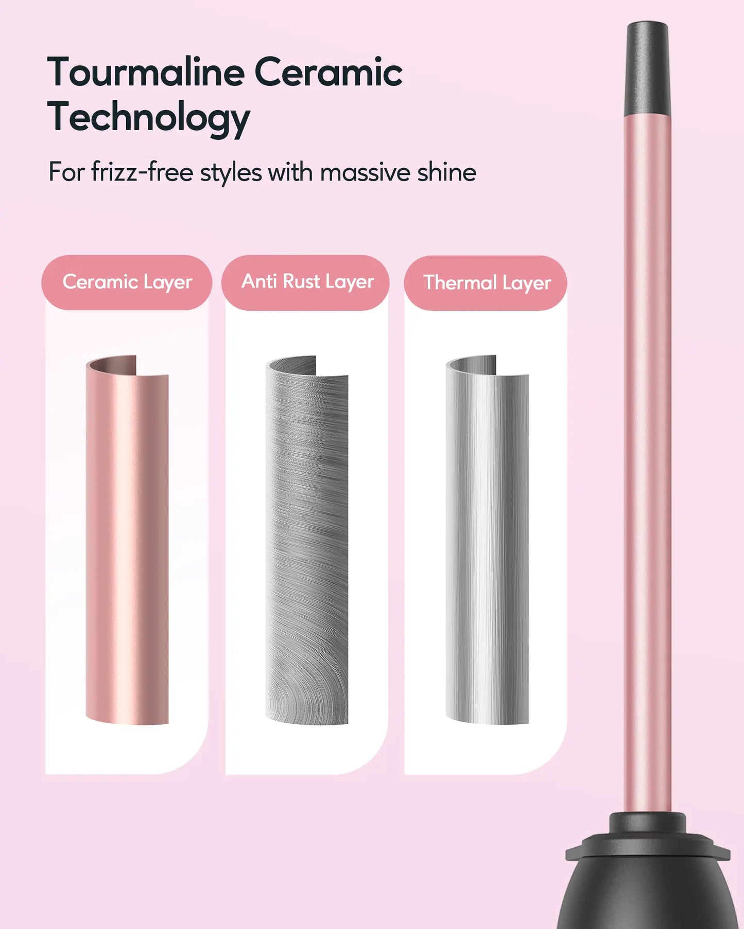 Wavytalk Micro Wave 3/8” Curling Wand