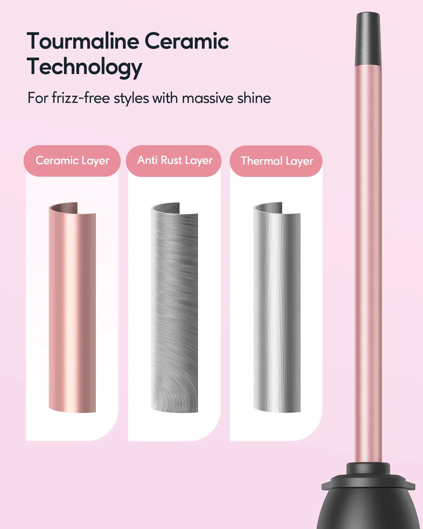 Wavytalk Micro Wave 3/8” Curling Wand