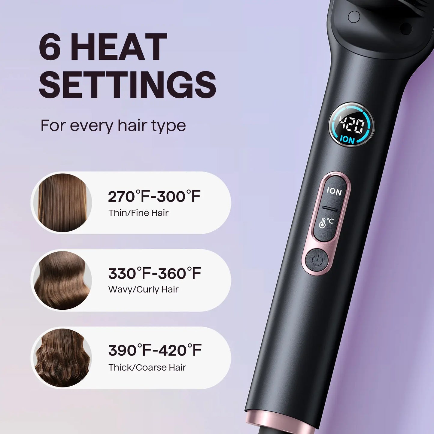 Wavytalk Sleek Sweep Ionic Hair Straightener Brush