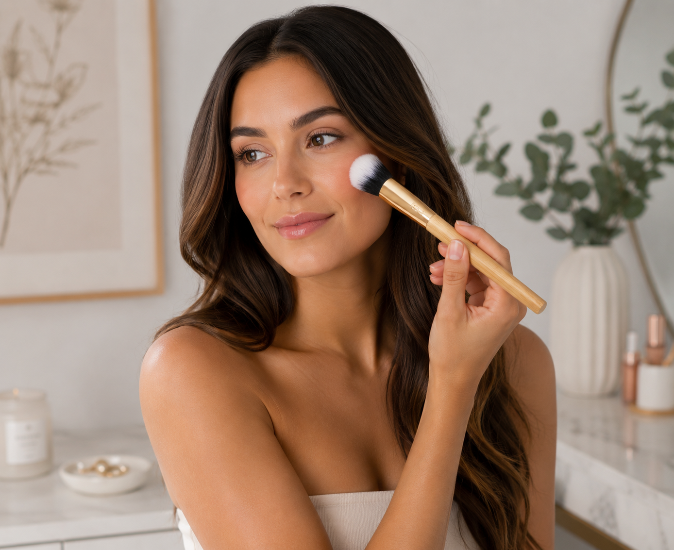 Tarte Concealer Paw Brush - Angled for Seamless Application
