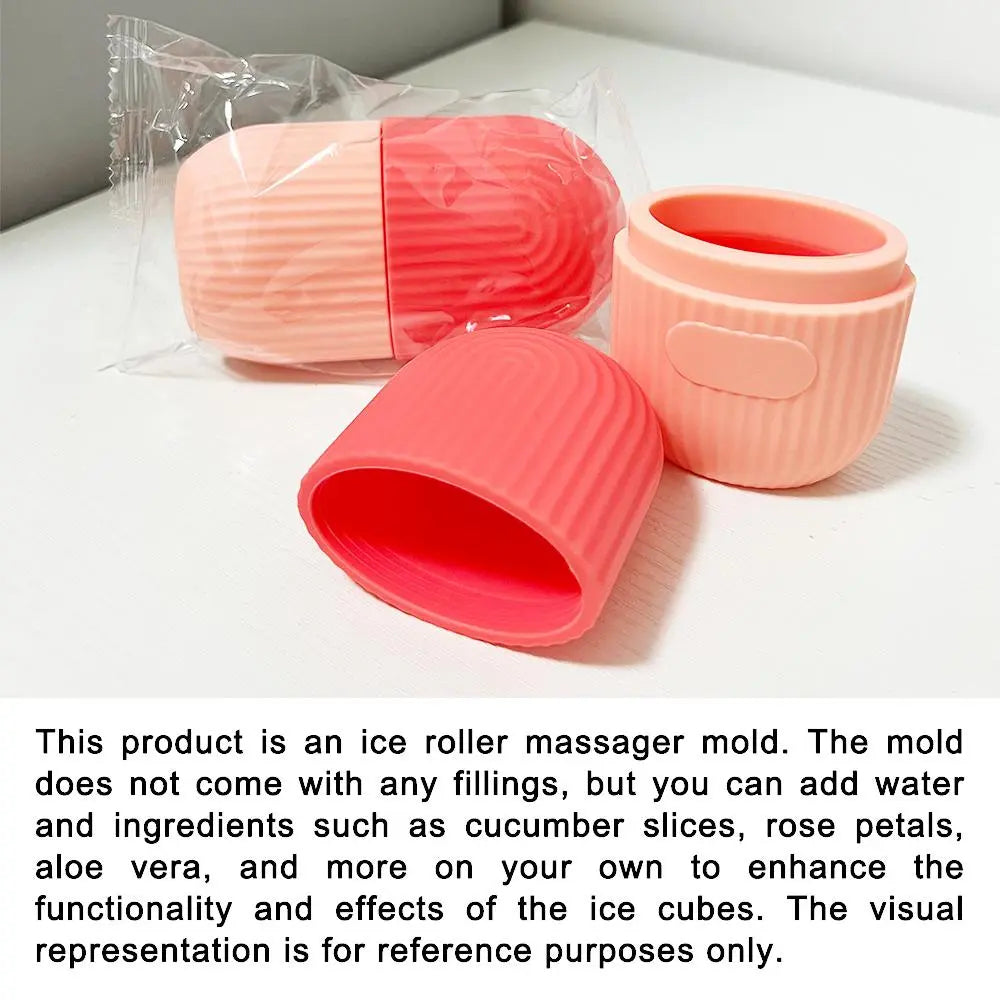 Ice Face Roller, DIY Face Massage Roller, Facial Ice Roller for Face, Eyes & Joints, Ice Compress Skin Care Tool for Women & Men