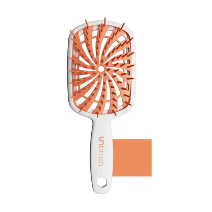 Unbrush plus Detangling Hair Brush, Gentle Tangle Release, Reduced Dreakage, Decreases Hair Drying Time, Easy-To-Clean, Ultra Light, Soft Bristle by FHI HEAT